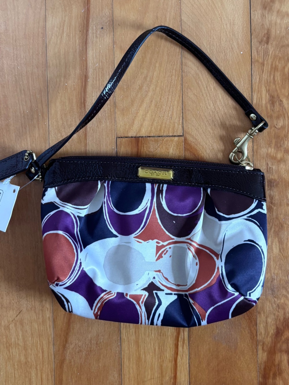 Vintage coach wristlet NWT